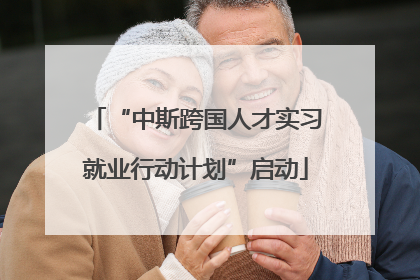 “中斯跨国人才实习就业行动计划”启动