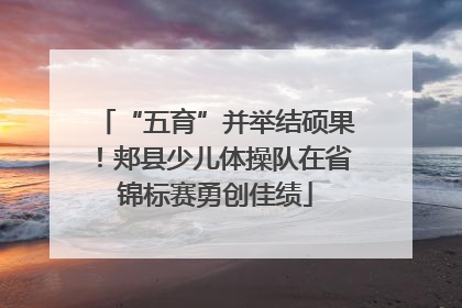 “五育”并举结硕果！郏县少儿体操队在省锦标赛勇创佳绩
