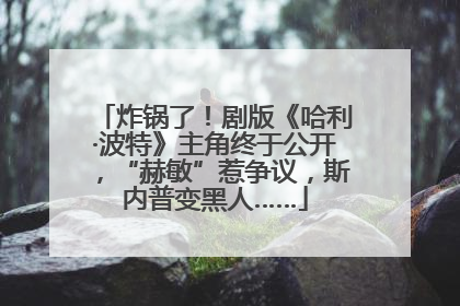 炸锅了！剧版《哈利·波特》主角终于公开，“赫敏”惹争议，斯内普变黑人……