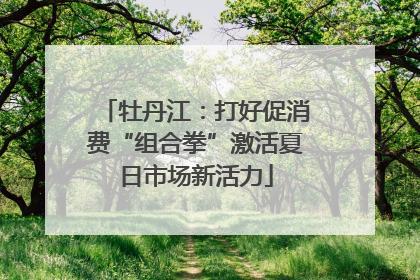 牡丹江：打好促消费“组合拳”激活夏日市场新活力