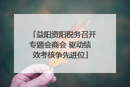 益阳资阳税务召开专题会商会 驱动绩效考核争先进位