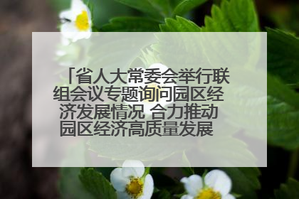 省人大常委会举行联组会议专题询问园区经济发展情况 合力推动园区经济高质量发展 王宁主持会议并讲话 王予波带队到会应询