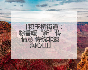 积玉桥街道：粽香暖“新”传情意 传统非遗润心田
