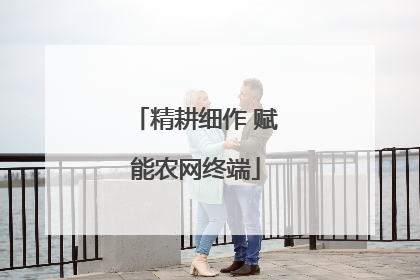 精耕细作 赋能农网终端