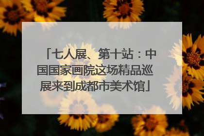 七人展、第十站：中国国家画院这场精品巡展来到成都市美术馆