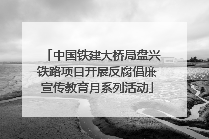 中国铁建大桥局盘兴铁路项目开展反腐倡廉宣传教育月系列活动
