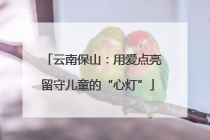 云南保山：用爱点亮留守儿童的“心灯”