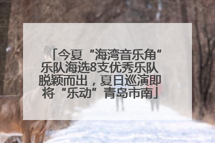 今夏“海湾音乐角”乐队海选8支优秀乐队脱颖而出，夏日巡演即将“乐动”青岛市南