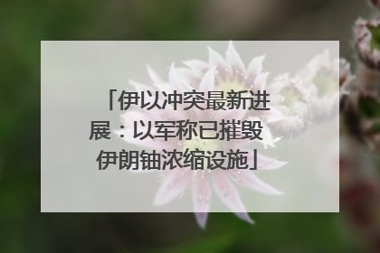 伊以冲突最新进展：以军称已摧毁伊朗铀浓缩设施