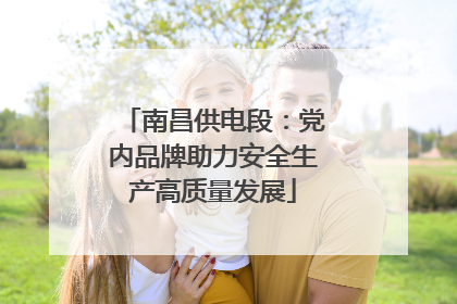 南昌供电段：党内品牌助力安全生产高质量发展