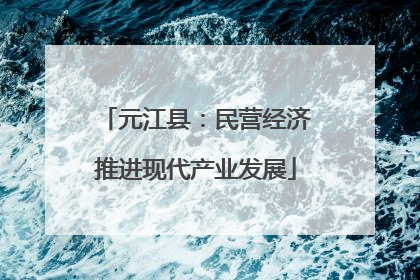 元江县：民营经济推进现代产业发展