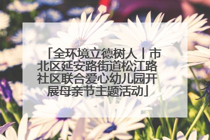 全环境立德树人丨市北区延安路街道松江路社区联合爱心幼儿园开展母亲节主题活动