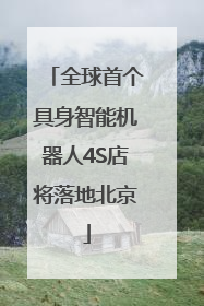 全球首个具身智能机器人4S店将落地北京