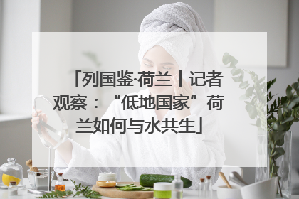 列国鉴·荷兰丨记者观察：“低地国家”荷兰如何与水共生