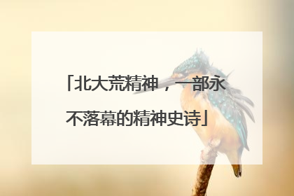 北大荒精神，一部永不落幕的精神史诗