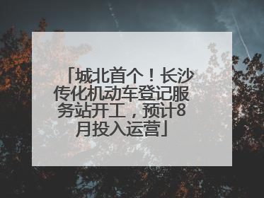 城北首个！长沙传化机动车登记服务站开工，预计8月投入运营