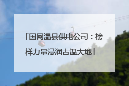 国网温县供电公司：榜样力量浸润古温大地