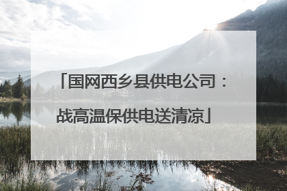 国网西乡县供电公司：战高温保供电送清凉