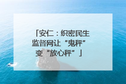 安仁：织密民生监督网让“鬼秤”变“放心秤”