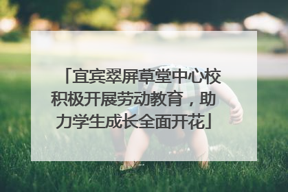 宜宾翠屏草堂中心校积极开展劳动教育，助力学生成长全面开花