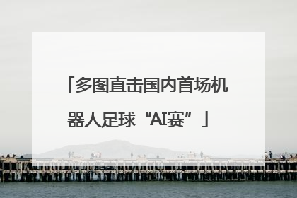 多图直击国内首场机器人足球“AI赛”