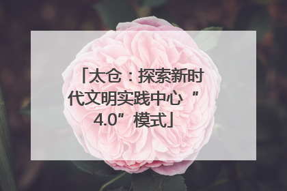 太仓：探索新时代文明实践中心“4.0”模式
