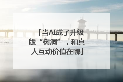 当AI成了升级版“树洞”，和真人互动价值在哪