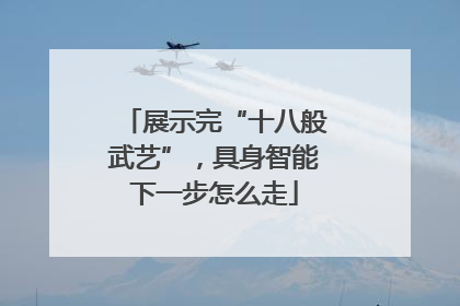 展示完“十八般武艺”，具身智能下一步怎么走
