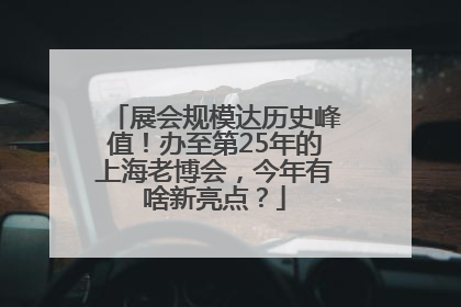 展会规模达历史峰值！办至第25年的上海老博会，今年有啥新亮点？