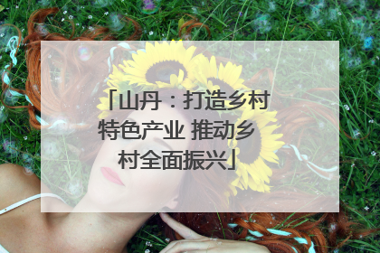 山丹：打造乡村特色产业 推动乡村全面振兴