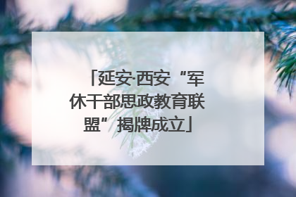 延安·西安“军休干部思政教育联盟”揭牌成立