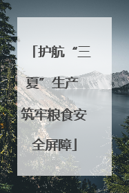 护航“三夏”生产 筑牢粮食安全屏障