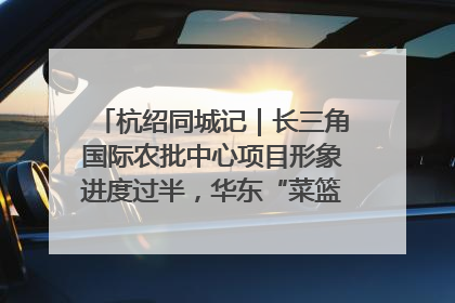 杭绍同城记｜长三角国际农批中心项目形象进度过半，华东“菜篮子”建设加码提速！