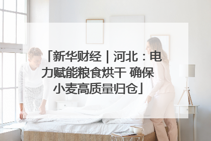 新华财经｜河北：电力赋能粮食烘干 确保小麦高质量归仓