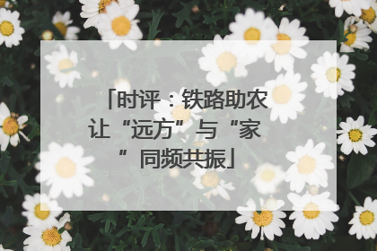 时评：铁路助农让“远方”与“家”同频共振