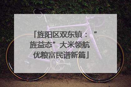 旌阳区双东镇：“旌益态”大米领航 优粮富民谱新篇