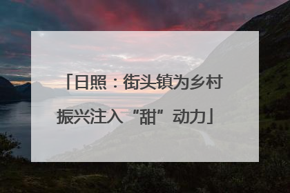 日照：街头镇为乡村振兴注入“甜”动力