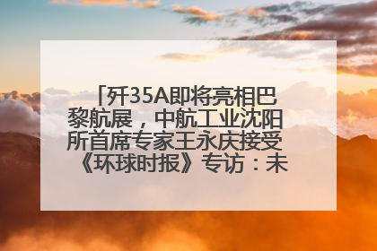 歼35A即将亮相巴黎航展，中航工业沈阳所首席专家王永庆接受《环球时报》专访：未来数量可以有很多