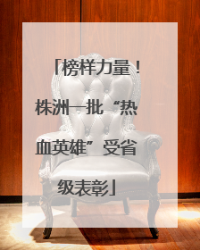 榜样力量！株洲一批“热血英雄”受省级表彰