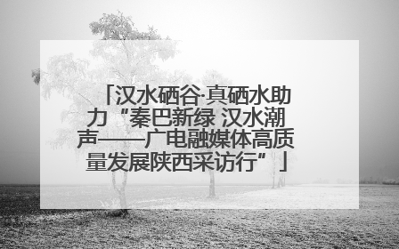 汉水硒谷·真硒水助力“秦巴新绿 汉水潮声——广电融媒体高质量发展陕西采访行”
