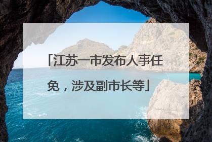 江苏一市发布人事任免，涉及副市长等
