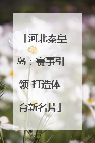 河北秦皇岛：赛事引领 打造体育新名片