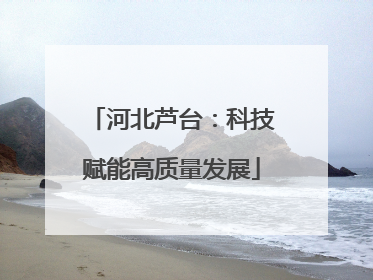 河北芦台：科技赋能高质量发展