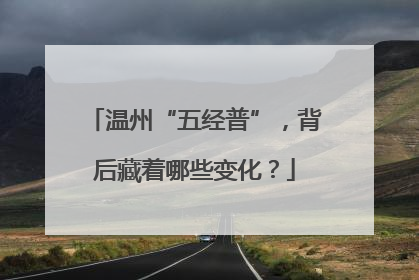 温州“五经普”，背后藏着哪些变化？