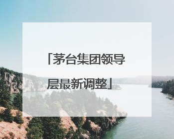 茅台集团领导层最新调整
