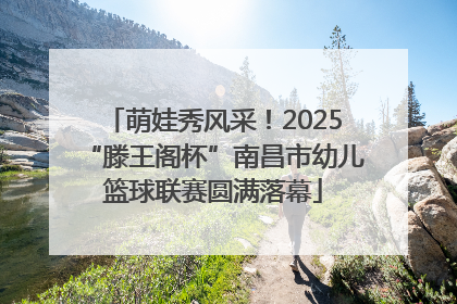 萌娃秀风采！2025“滕王阁杯”南昌市幼儿篮球联赛圆满落幕