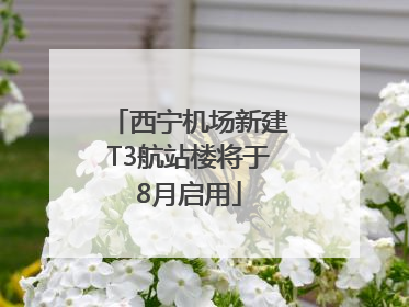 西宁机场新建T3航站楼将于8月启用