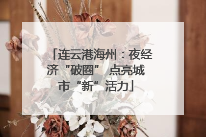 连云港海州：夜经济“破圈” 点亮城市“新”活力