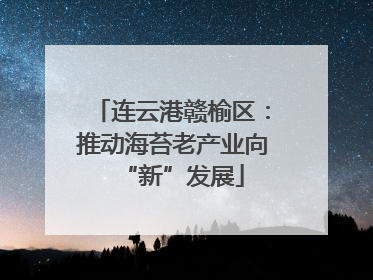 连云港赣榆区：推动海苔老产业向“新”发展