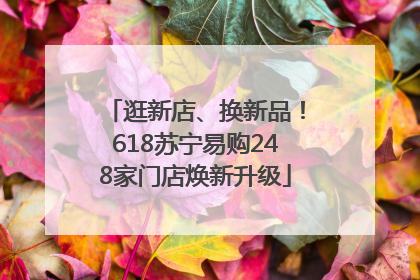 逛新店、换新品！618苏宁易购248家门店焕新升级
